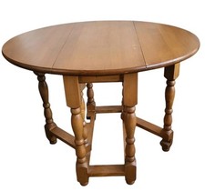 Vintage kleiner Klapptisch Torbein Buchenholz 