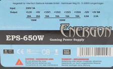 Inter-Tech Energon EPS-650W