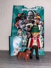 Playmobil 5157 Figur Serie 2 Boys Trachtler Dackel Jäger Tracht Opa Sammelfigur