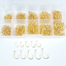 500-er Set ANGELHAKEN gold Gr