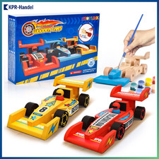 Rennauto Bausatz 3 Stück Holz