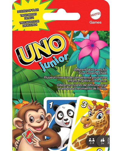Mattel uno junior kartenspiel - uno,