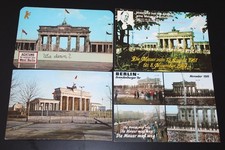 4 Stück Color AK Mauer Berlin