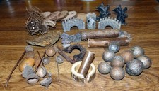 kleine verschiedene Deko-Teile - Terrarium / Becken für Ameisen / Insektenzucht