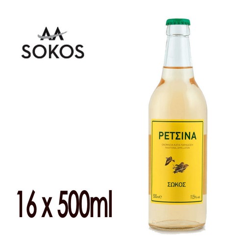 Retsina weingut soko 16x 500ml - 16x,