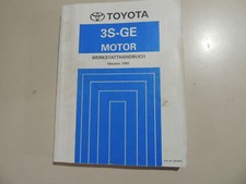 10.1993 Werkstatthandbuch MOTOR 2.0L Toyota MR2 (W2) Celica  (T20)