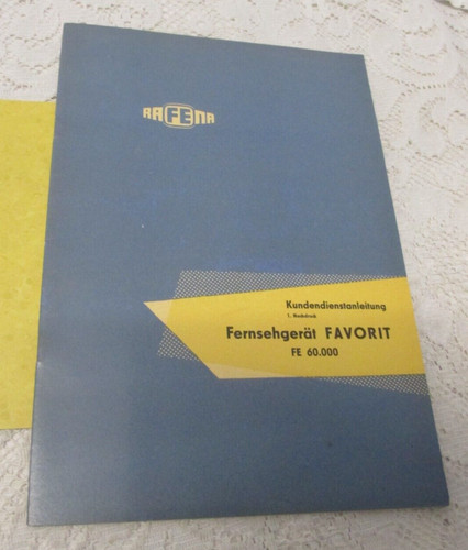 1960 fernsehgerät favorit fe - fernsehgerät,