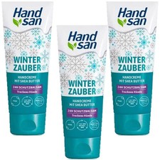 Handsan Handcreme Winter Zauber mit Shea Butter 24h Schutzbalsam trockene Hände