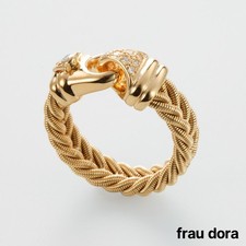Wellendorff Ring Goldseide mit