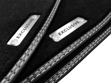 Exclusive Fußmatten für Mercedes Viano W639 beste Qualität Velours Metall Logo