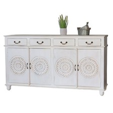 Kommode BLATO Sideboard weiß