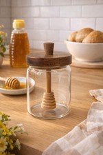 Holz Honigglas Dipper Set