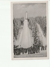 JOHANNGEORGENSTADT..., Hans-Heinz-Sprungschanze, Skispringen....s/w  AK kl