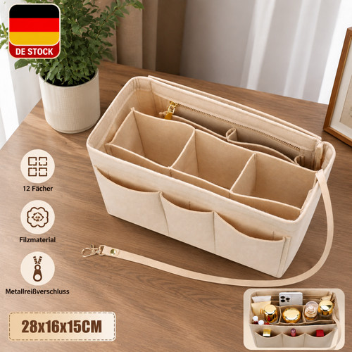 Filz handtaschen organizer - handtaschen,