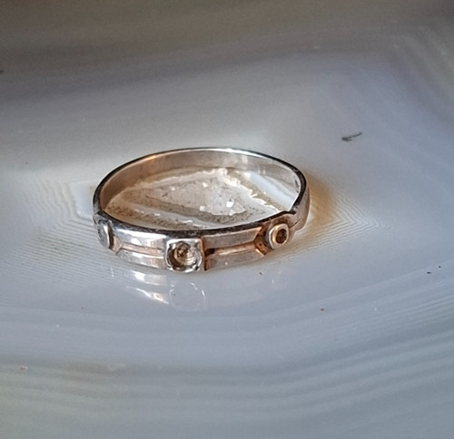 Ring silber 925 bergkristall - 925,