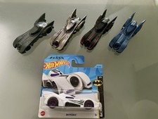 5er Set: Hot Wheels:  Batman Returns Batmobile Auto - DC Comics Batmobil 1992