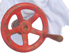 alt Kurbel RAD Lenkrad Eisen