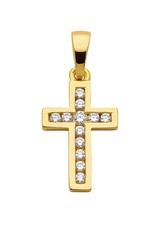 Echt Gold 333 Kreuz Anhänger