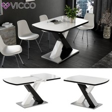 Esstisch Chinto Schwarz Weiß