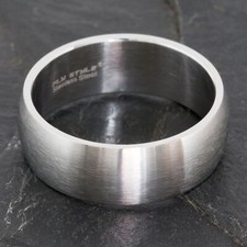Band Ring Edelstahl Damenring