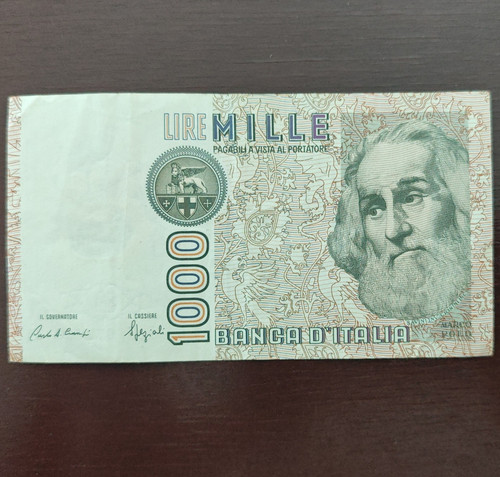 Italien 1000 lire banknote - 1000,