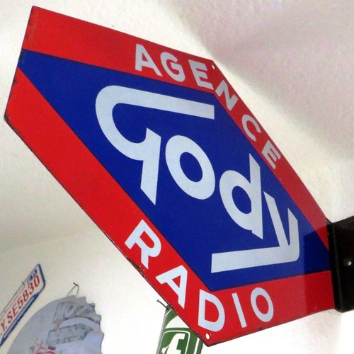 Radio gody antiker aushänger - gody,