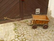DDR Handwagen/Bollerwagen "GEDRO" aus Holz mit Deichsel, aus den 50er Jahre