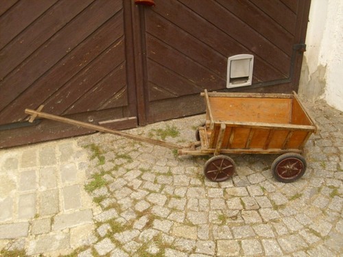 Ddr handwagen bollerwagen - ddr, handwagen/bollerwagen