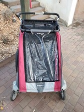 Fahrradanhänger Thule Chariot Cross 2 rot - VIEL ZUBEHÖR