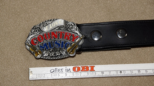 Buckle mit ledergürtel - buckle,
