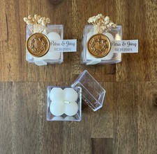 Gastgeschenke 15x Bubble Kerze