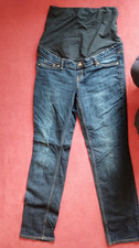 Jeans, Umstandshose, Schwangerschaftshose, Straight, Gr.40. dunkelblau