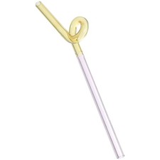  Glas-Strohhalm, gewellt