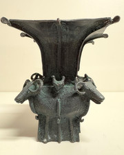 Antike bronze ritualgefäß - antike,
