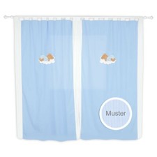 Babyzimmer Kinderzimmer Gardinen Vorhänge mit Schlaufen 5 Farben
