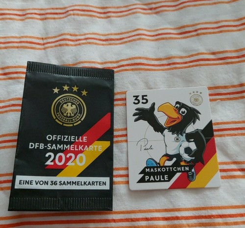Dfb sammelkarte maskottchen - sammelkarte,