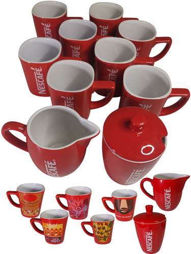 Nescafe tassen set becher - nescafe,