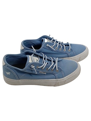 Mustang damen sneaker low blau - mustang,