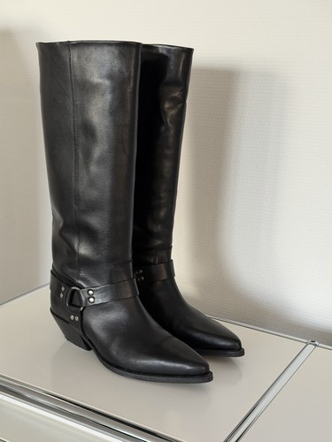 Damen zara lederstiefel - damen,