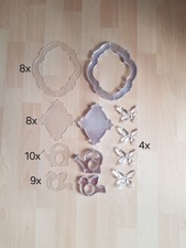 Acryl Formen 39 Stück Ornamente Schmetterlinge zum Basteln Aufhängen Jittenmeier