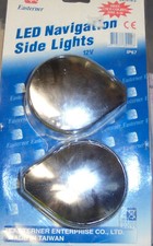 Schiffslaterne 2 Seitenlaterne Steuerbord / Backbord, LED, 2 NM, 12 V, unbenutzt