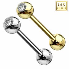 Zungenpiercing barbell hantel - zungenpiercing,