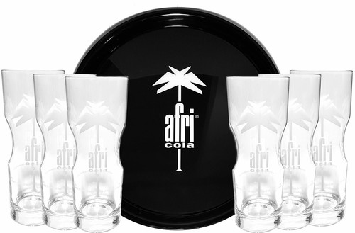 Afri cola set 6x gläser - set,