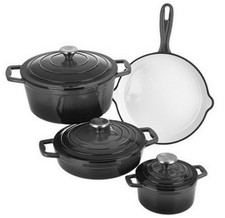 Carl Schmidt Sohn Gusseisen Kochtopf-Set Gußeisen Bratpfanne Kochtöpfe Bräter