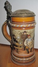 Bierkrug alt Mettlach Villeroy