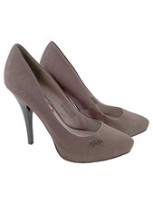 REPLAY Pumps Damen Gr. 39 Braun Elegant Logo High Heels Absatzschuhe