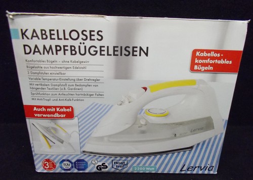 Kabelloses dampfbügeleisen - kabelloses,
