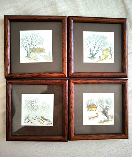 4er set keramik wandfliesen - 4er, im