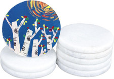 Steine zum Bemalen - Weiß