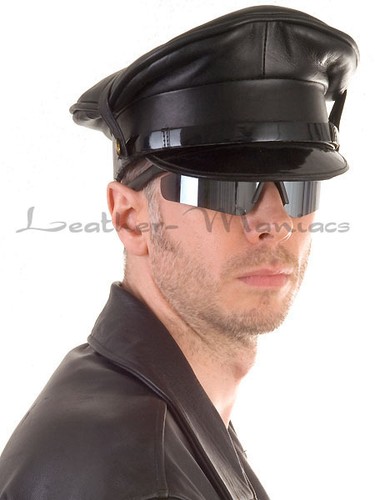 Schirmmütze leder ledermütze - schirmmütze,